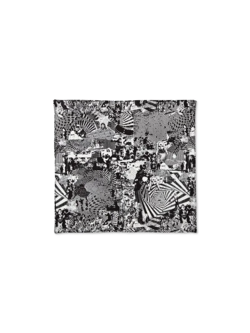 Volcom Men's Usst Collage Print Snowboard Bandana Black White One Size